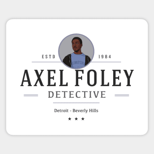 Axel Foley Detective - Est 1984 Detroit / Beverly Hills Sticker